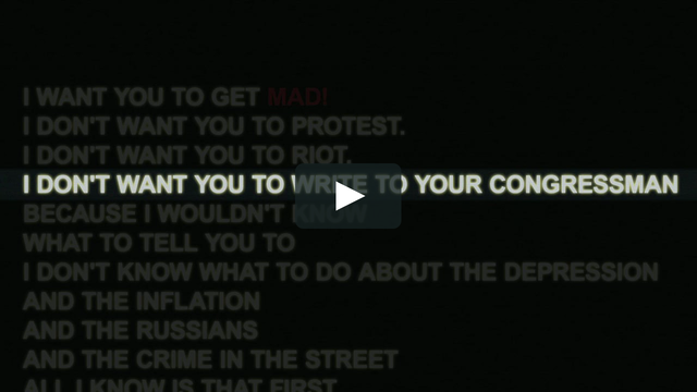 The First Teleprompter