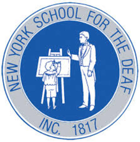 New York School for the Deaf established