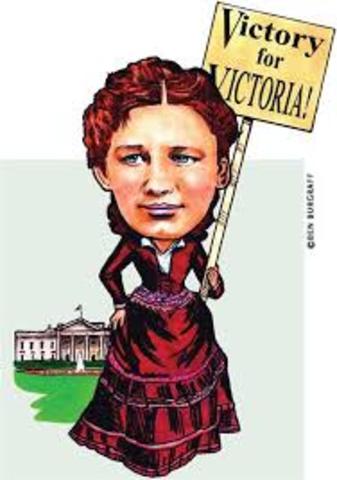 Woodhull Makes Her Campaign Announcement