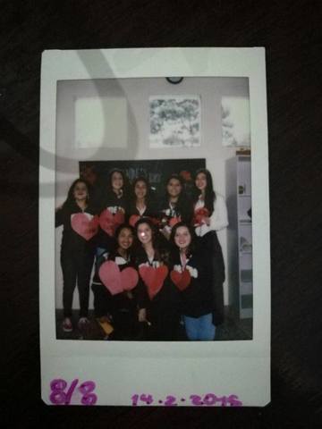 We celebrated Valentine´s Day