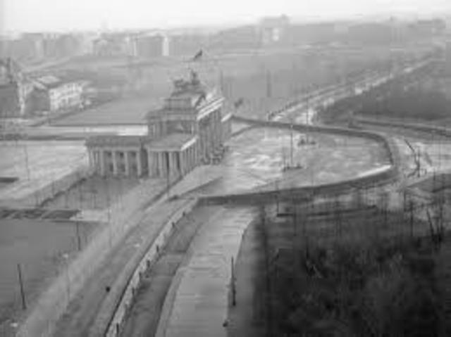 Berlin Wall Built