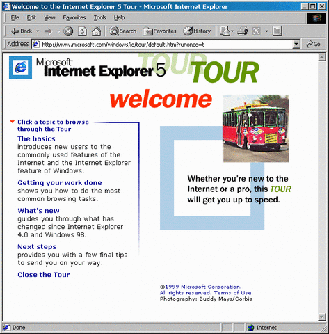 INTERNET EXPLORER v.5