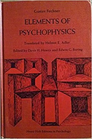 Elements of Psychophysics