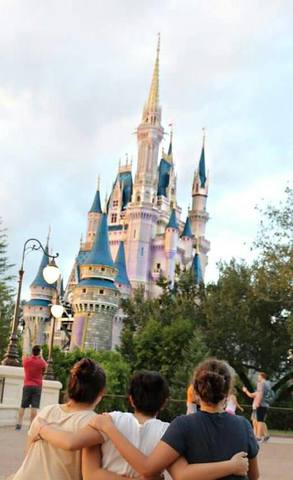 I went to Disney world with my friends