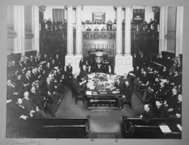 first federal budget