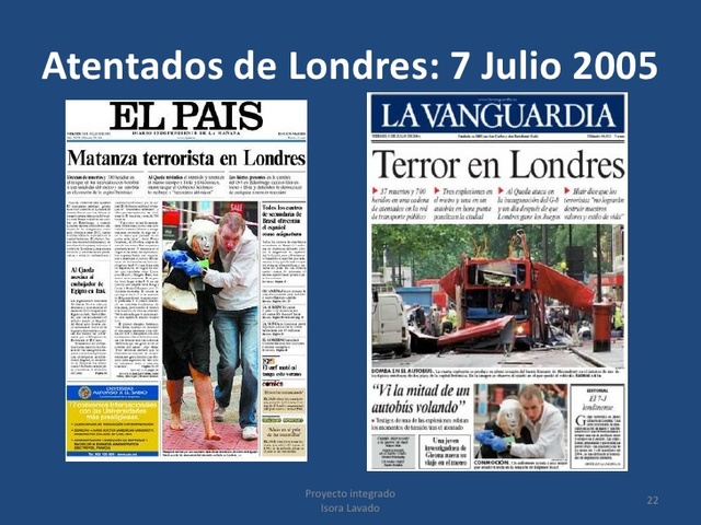 ATENTADO EN LONDRES