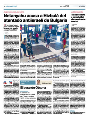 ATENTADO EN BULGARIA