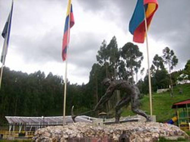 First exploitations of iron in Colombia / unsuccessful