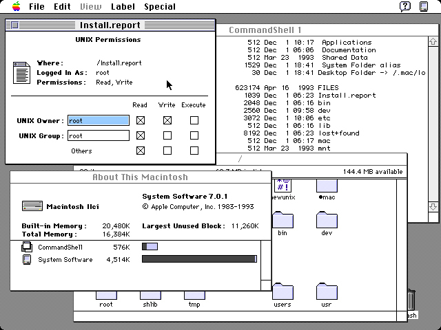 A/UX (de Apple Unix)