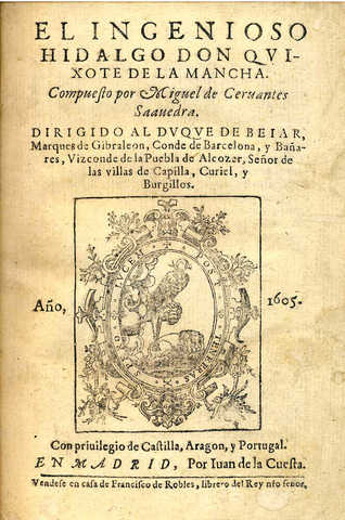 Publicación primera parte de "El Quijote"