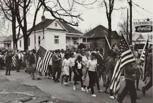 March from Selma to Montgomery for voting rights