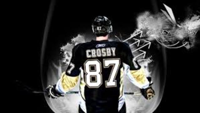 Crosby's first NHL point
