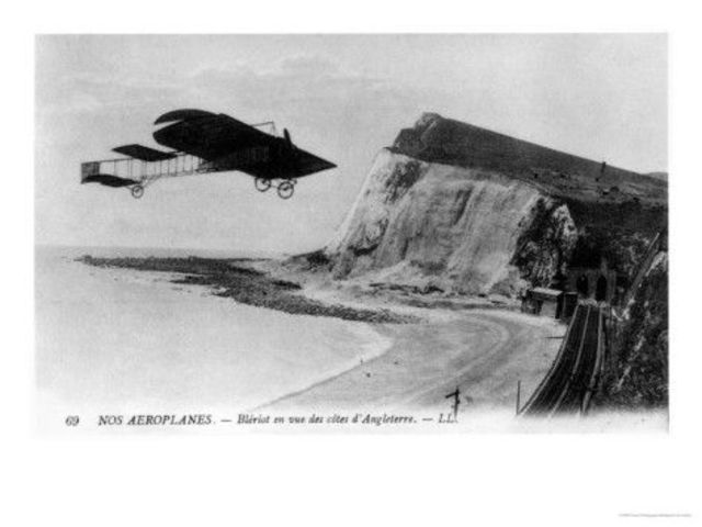 Louie Bleriot Crosses English Channel