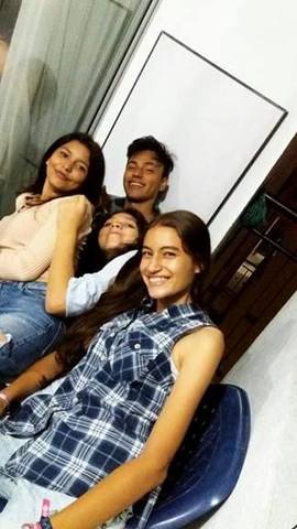 con mis grandes amigos