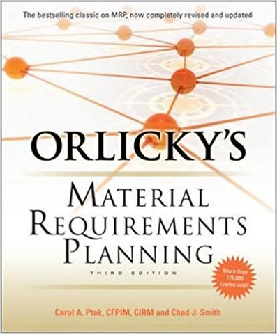 Orlicky’s Publicación del libro Planeación de Requerimiento de Materiales
