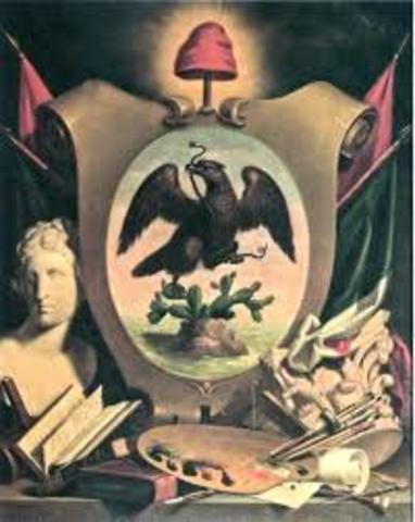 1824. Primera Constitución Política de México.