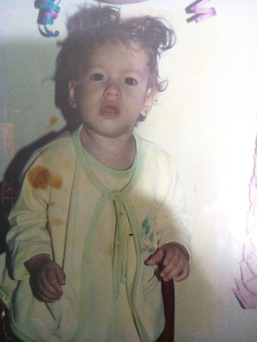 sorprendida de mi primer cumpleaños