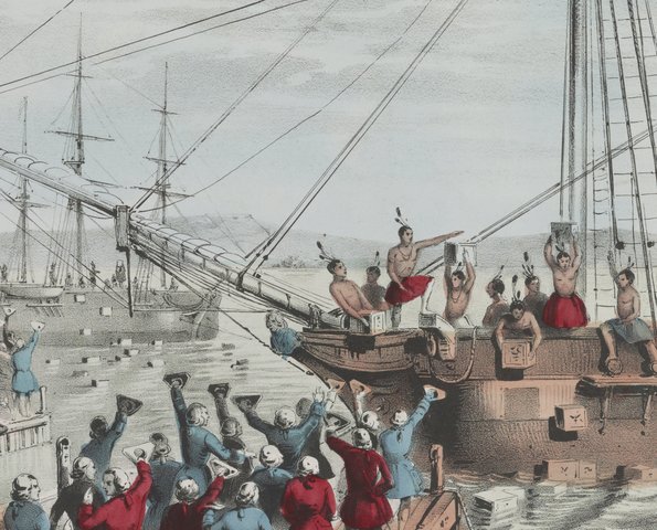The Boston Tea party