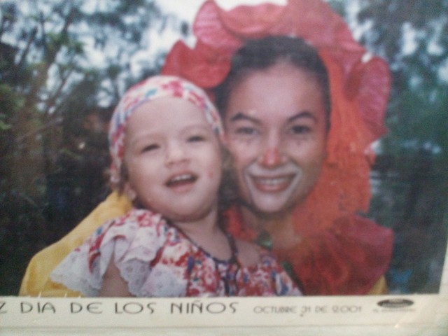 Otro gran disfraz junto a mi madre