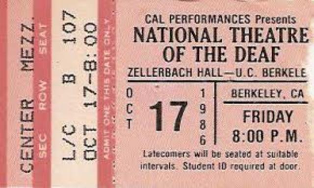 National Theater of the Deaf Established