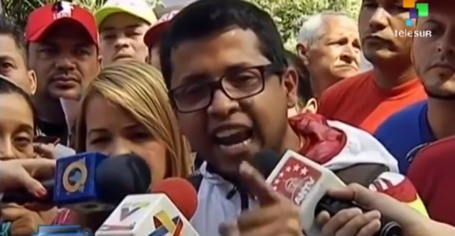 Estudiantes venezolanos repudian visita de Felipe Calderón.