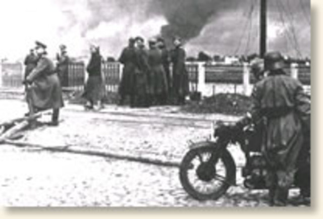 Honoring their support of Poland, Great Britain and France declare war on Germany.