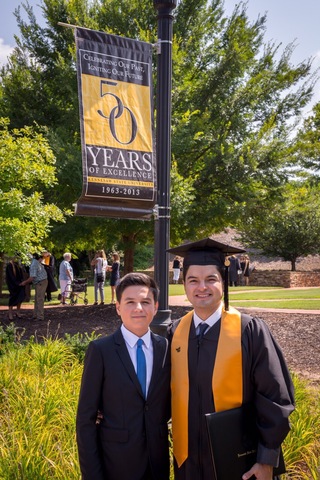 My brother's college graduation