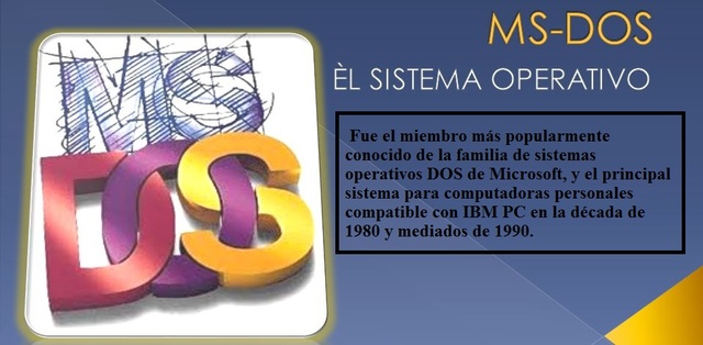 Aparece MS-DOS