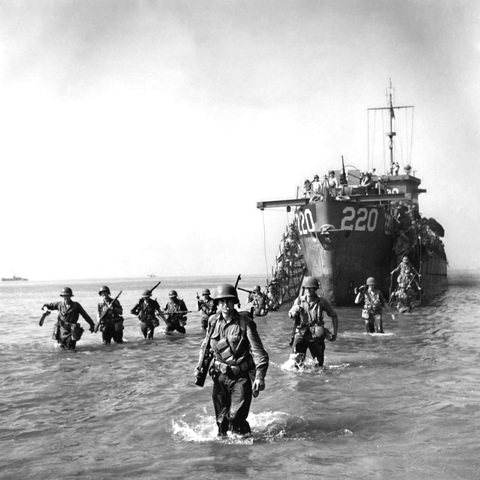 Allied Troops Land in Sicily