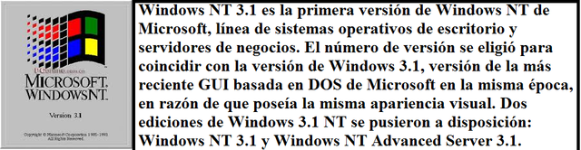 Windows NT 3.1