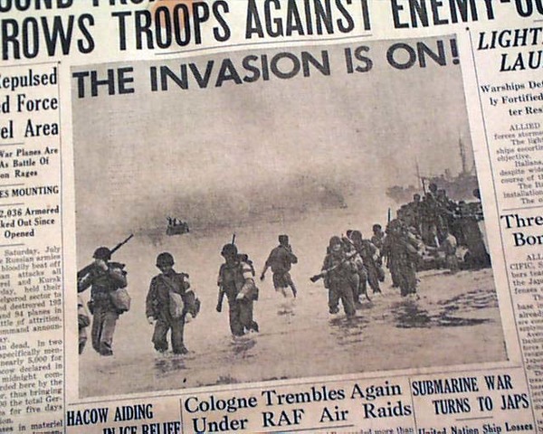 Allied Forces Land in Sicily