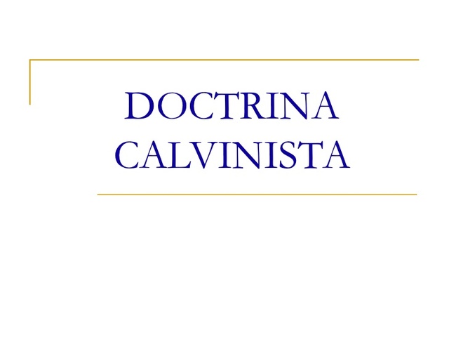 Doctrina Calvinista