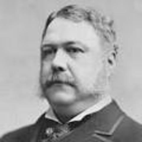 Chester A. Arthur is elected