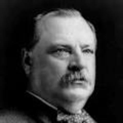 Grover Cleveland is elected