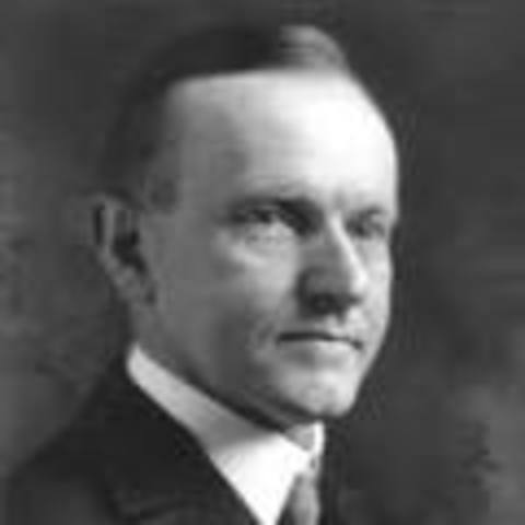 Calvin Coolidge is elected