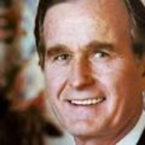 George H. W. Bush is elected