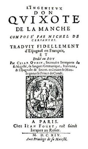 Traducción al frances de la 1ª parte de el Quijote