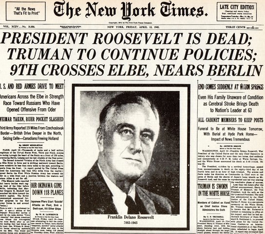 Franklin D. Roosevelt's Death