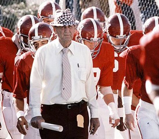 Forrest Gump and Coach Paul Bear Bryant