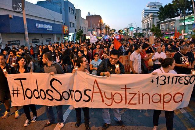 Movimientos sociales por los 43 de Ayotzinapa
