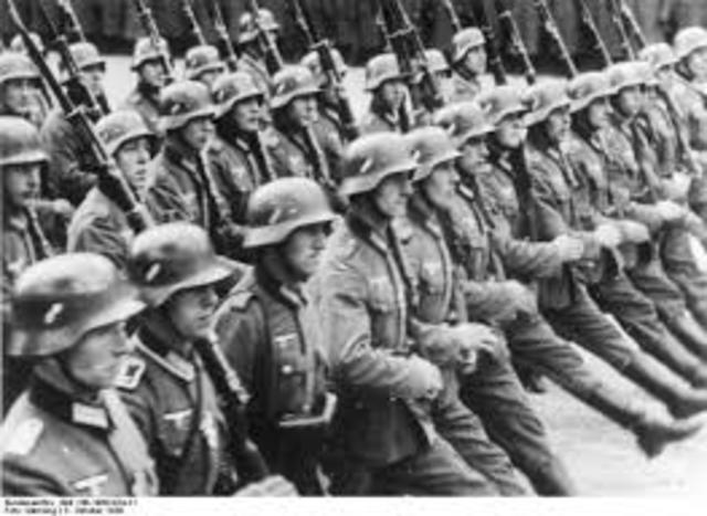 German Troops in Rhineland