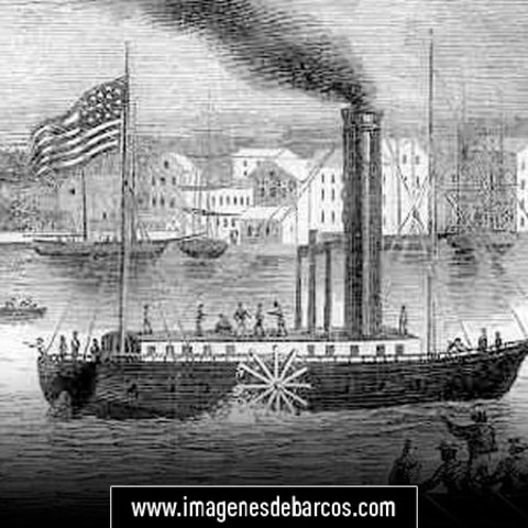 Se inventa el primer Barco a Vapor