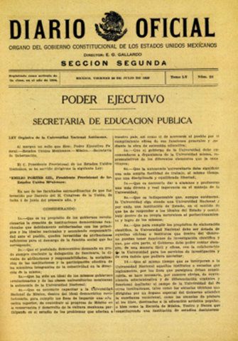 1918 Expedición de leyes orgánicas