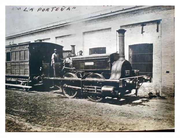 primera locomotora ferroviaria