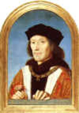 Henry VII becomes king of England (house of Tudor)