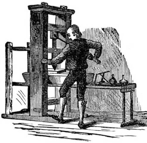 Gutenberg invents Printing Press