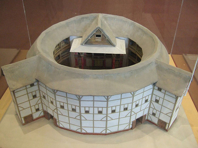 Shakespeare builds The Globe Theater