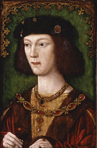Henry VII becomes King of England (House of Tudor)