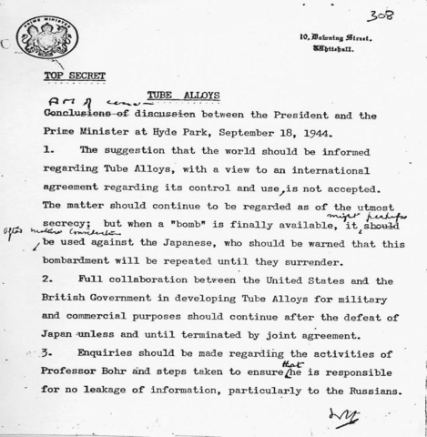 Roosevelt and Churchill Agree