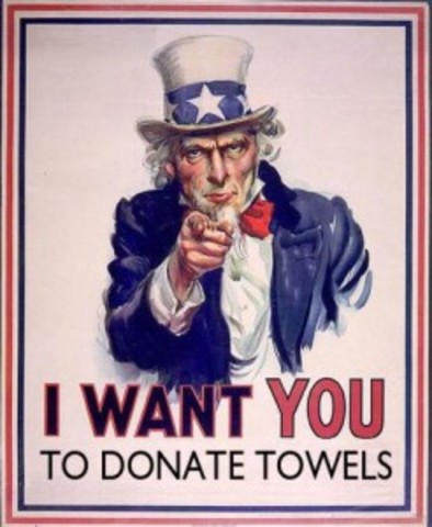 Ticker Towel Parade for Veterans